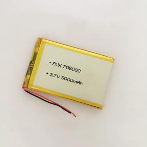 China Rechargeable Small Polymer Battery 5000mAh 3.7V 706090 Battery wholesale