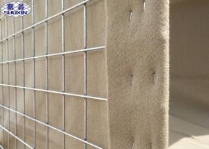 China Army Border Perimeter Defensive Barrier , Gabion Wire Mesh Boxes wholesale