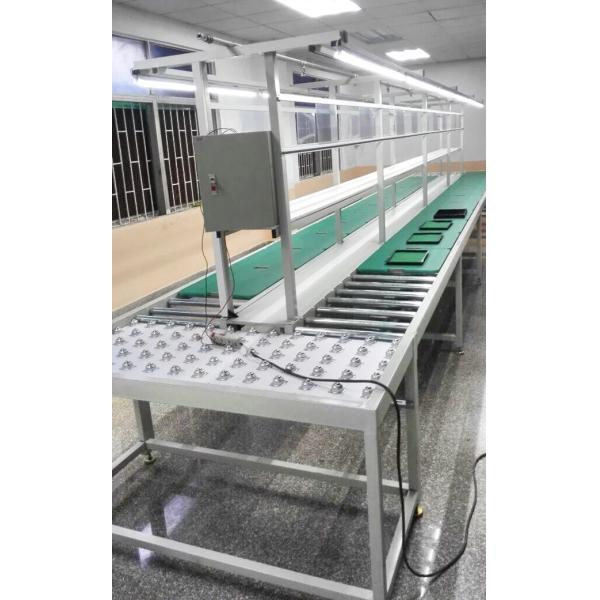 AI-Optimized Drum Conveyor Assembly Line Aluminum Frame For Smart Factories