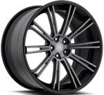 Gloss Black Lips 2 Piece Forged Wheels For Volkswagen T6 20inch Satin Face Rims