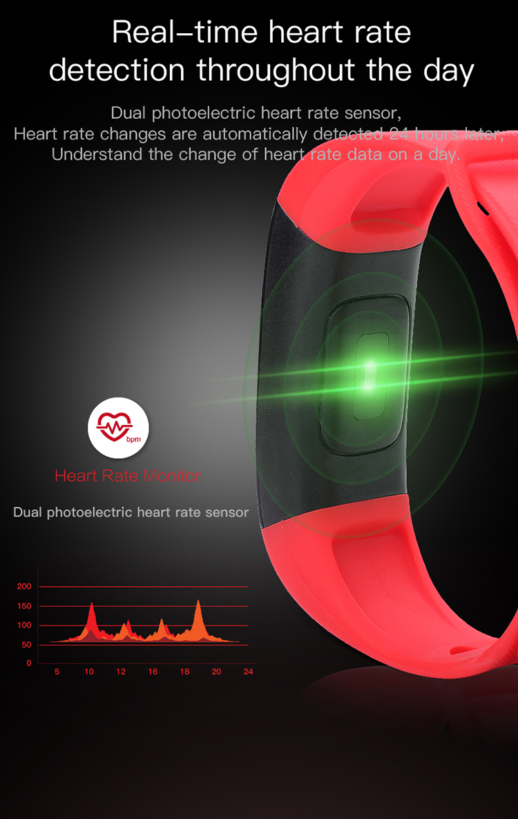 HL109 smart Wristband Strap 0.96 Inch TFT Sport Touchscreen Smartwatch 80*160 Step Counter
