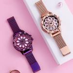 3ATM Water Resistant Mnimalist Quartz Watch Ladies Alloy Case Fashion Wrist