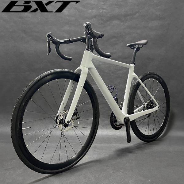 Carbon Gravel Bike With Disc Brake Full Hidden Cable Road Bike 700C Shimano