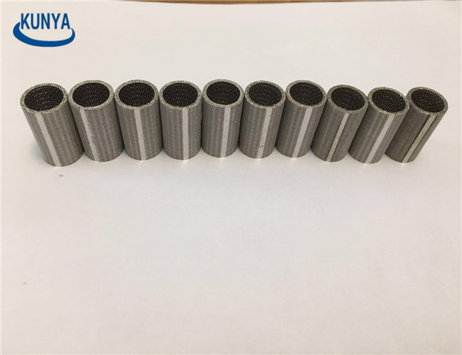 Hastelloy Stainless Steel Filter Element Five Layers 12mm Cone