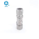 High Pressure Stainless Steel One Way Fuel Check Valve 6mm OD