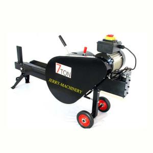 China Electric Motor 7 TON Horizontal Wood Log Splitter Hydraulic Log Cutter And Splitter wholesale