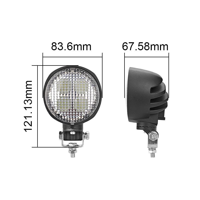 Flood Beam Headlights Rotating Base Tractor Truck LED Work Light