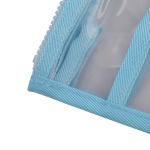 Biodegradable Pvc Zipper Pouch , Transparent Cosmetic Bag Easy Cleaning