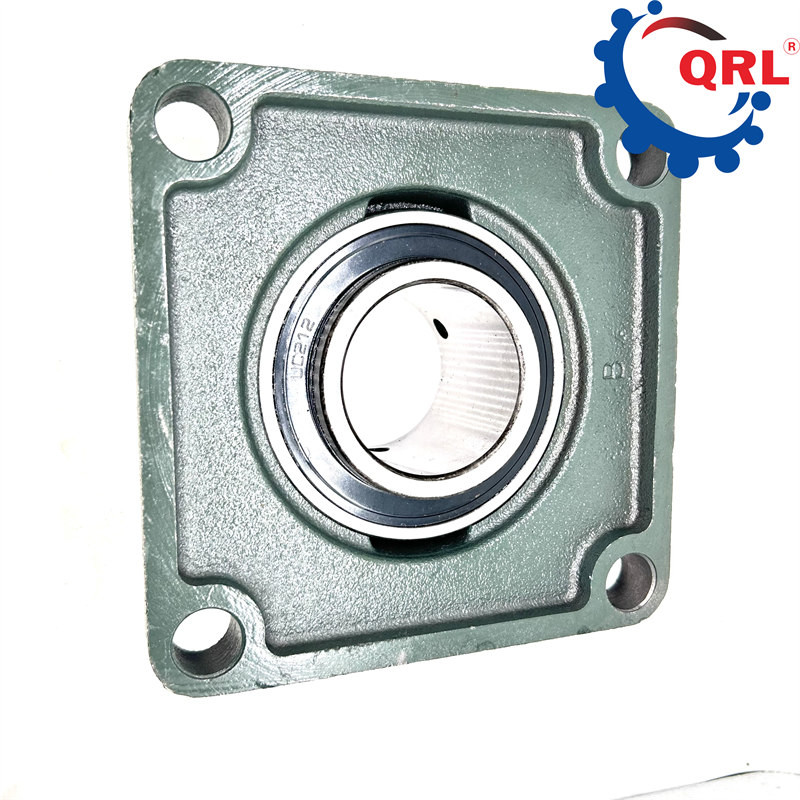 UCF 212 Square Flanged Ball Bearing Unit With Set Screw Locking