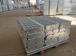 Anti Slip Perforated Stair Treads Steel Grating Hot Dip Galvanized 65X5mm