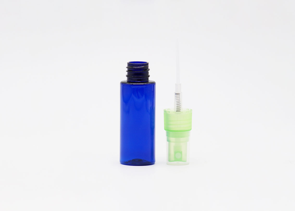 SGS Personal Care PET Flat Shoulder Makeup Cosmetic Spray Bottle