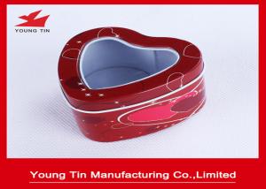 China Wedding Candy Packaging Heart Shaped Tin Box wholesale