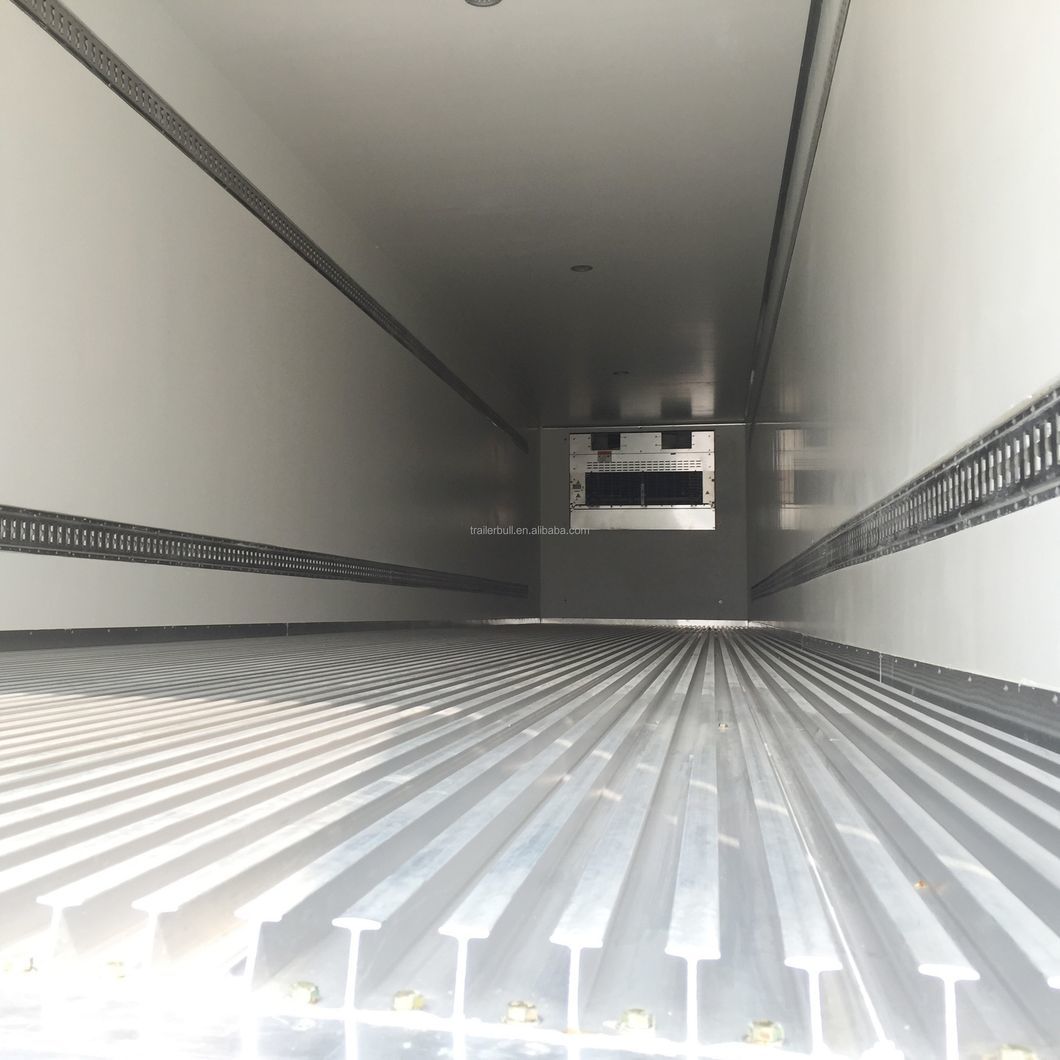47FT 3 Axle Chill and Frozen Multi Temperature Refrigeration Truck Trailer with Thermoking Refrigeration Units for Fresh