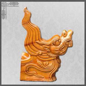 China Legendary Animal Chinese Roof Ornaments Glossy Roof Tile Figures wholesale