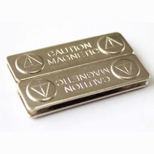China D9.53mm Ultra Strength Nickel Magnetic Name Badge wholesale