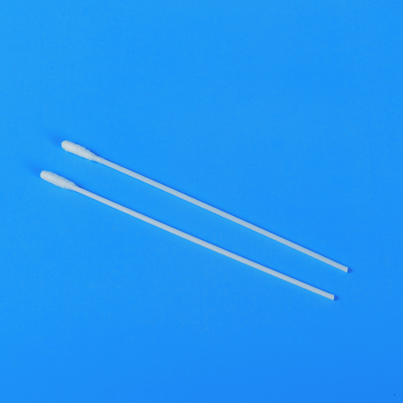 Oropharyngeal Disposable Sampling Swab Individually Packaged Polyester Rayon Tip Swab