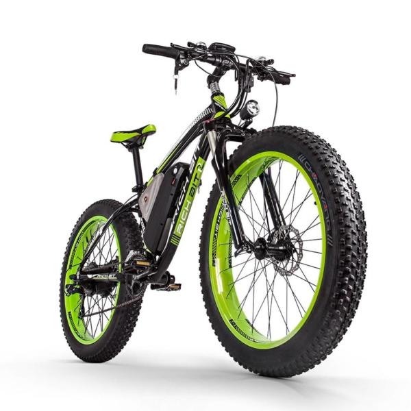 US EU STOCK 1000 Watt Mountain Electric Bikes 26 Inch Brushless Motor 17Ah Rich