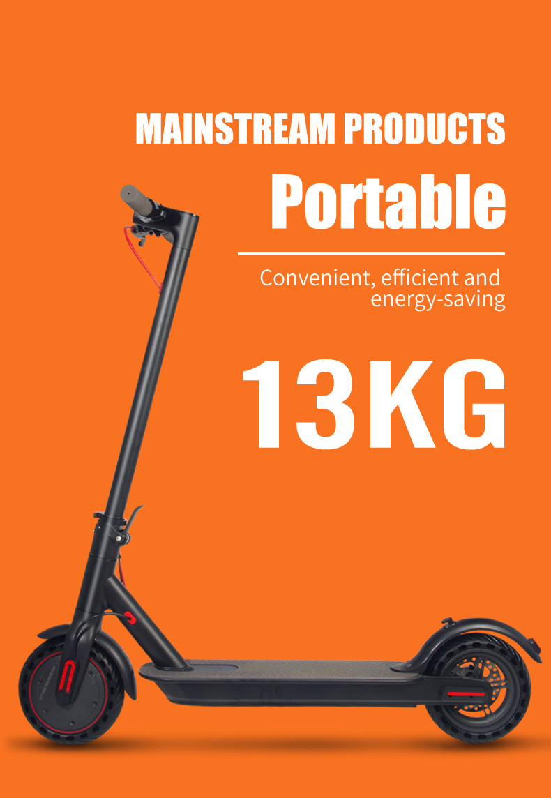 Folding Electric Scooter for Off Road Two-wheel Scooter ROHS Certificate 36V 350W