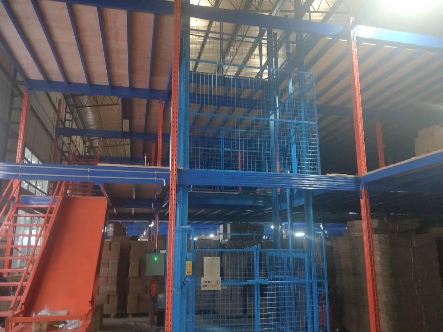 8 Tons Storage Mezzanine Platforms Loft Industrial Steel Mezzanine