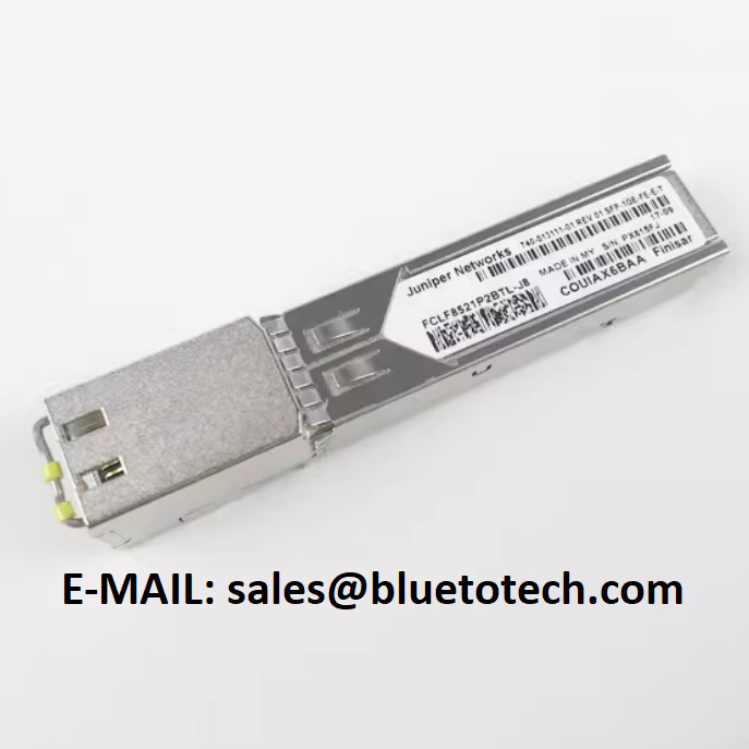 Juniper Networks FCLF8521BTL-J8 EX-SFP-1GE-FE-E-T(740-013111) 10/100/1000 BASE-T RJ45 SFP+ Transceiver