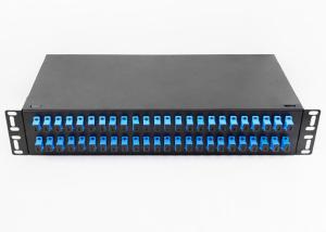 China Single Mode 1U Fiber Optic Patch Panel 19 Inch Rack Mounted Type 48 Port wholesale