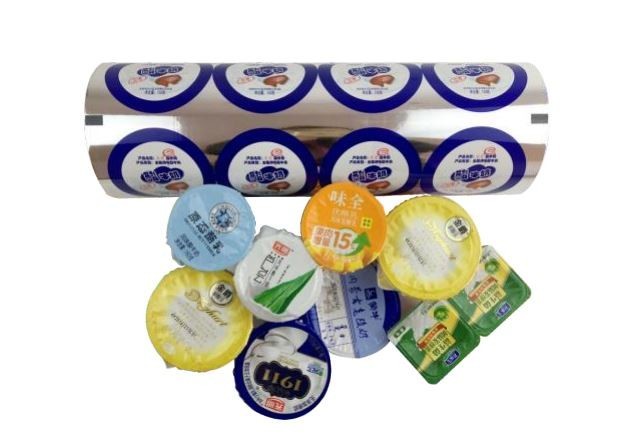 90 Micron 100 Micron Aluminum Foil Roll Film Yogurt Cup Sealing Food Grade