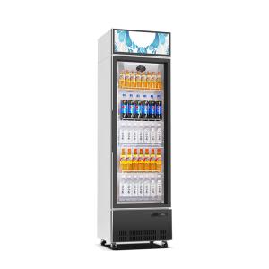 China One Plug In Glass Door Upright Display Chiller Commercial Fridge wholesale