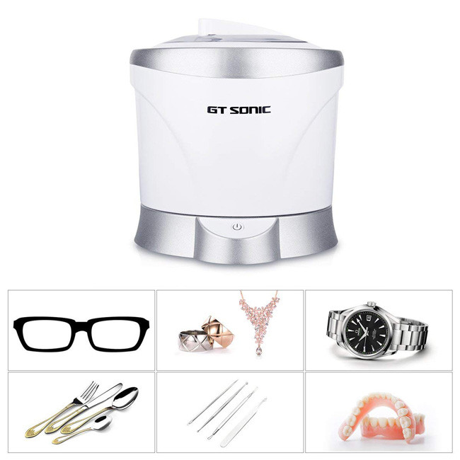 GT Ultrasonic Jewelry Cleaner With Auto 5 - Minutes Timer 175 * 155MM Unit