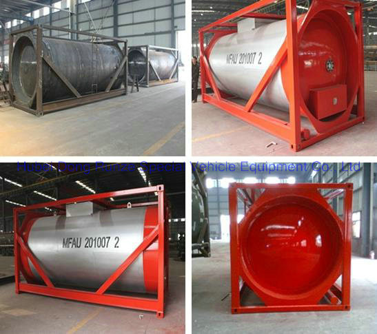 Fluoboric Acid Transport Tank Container 20FT , ISO Bulk Container For Shipping
