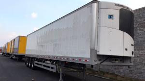 China 13m 40 Ft Refrigerated Trailer , Air Suspension Refrigerated Enclosed Trailer wholesale