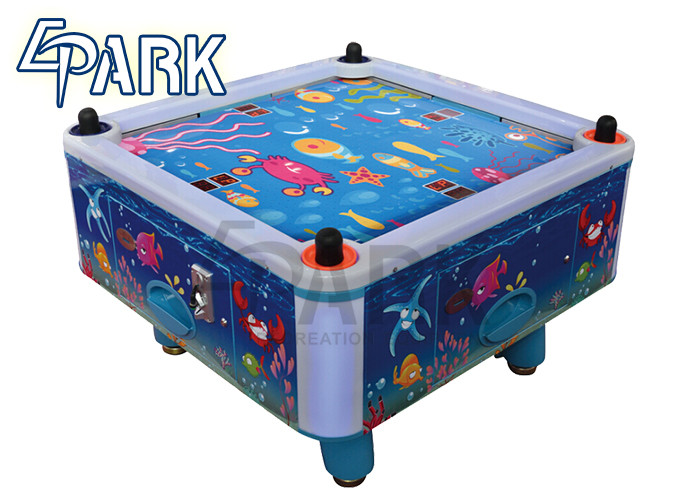 4 Player Kiddies Amusement Video Arcade Game Machines Coin Operated / Air Hockey Table