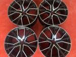 66.5 Hole 22 Inch Black Alloy Wheels , Cast 10J Car Alloy Rims