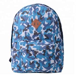 China Camo Inventory School Laptop Backpack Stationery Outdoor Traveling Navy Blue wholesale