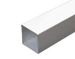 6063 T5 80*40 Aluminium Square Tube Hollow Tubes , Powder Coated Aluminum