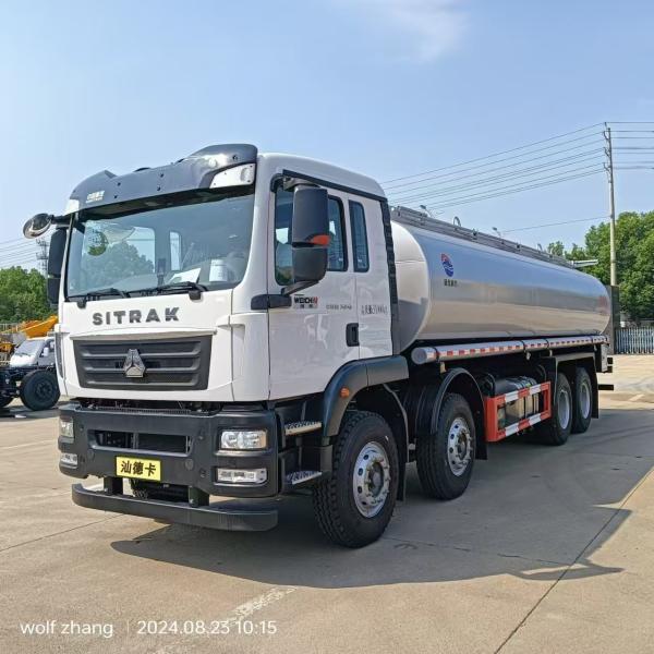 SINOTUICK 31Ton Heavy Duty Truck 27 Cbm Front Four Rear Eight Wheels Chemical Vehicle Special Truck Special Transport Truck