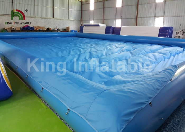 Giant Rectangular 20 X 15m Inflatable Swimming Pools Durable And Airtight