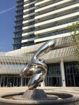 Anti Corrosion Outdoor Metal Sculpture , Abstract Metal Art Sculptures Outdoor