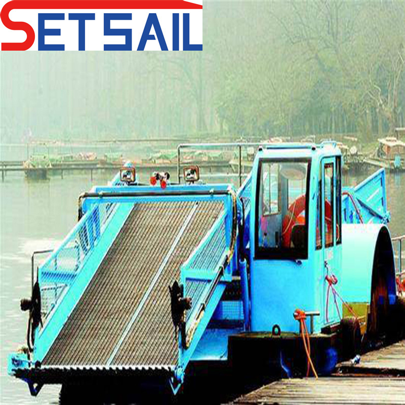 Made in China River Floating Waste Aquatic Plant Harvester for Water Hyacinth