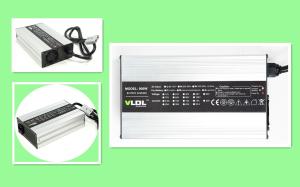 China Automatic 12A 60V Battery Charger With Black / Silver Aluminum Case For E - Motorcycles wholesale