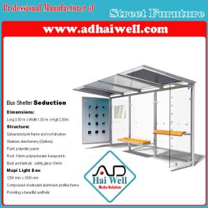 China Bus Stop Shelter Advertising Equipment wholesale