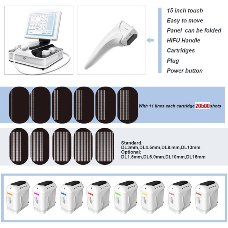 9D HIFU Beauty Machine Face Neck Lift Wrinkle Removal Body Slimming