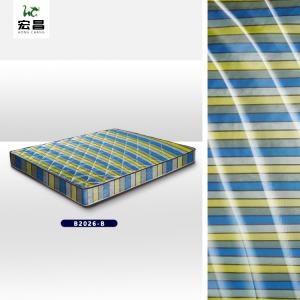 China Colorful Striped 90gsm mattress covering fabric Polyester Textile Material wholesale