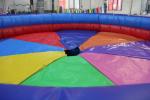 Waterproof Sports Themed Bounce House Revolution Wheel Inflatable Mat Eco -