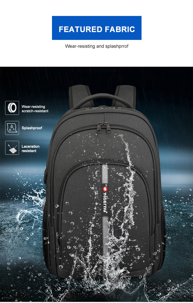15.6 Inch Usb Durable Travel Laptop Backpack Shockproof
