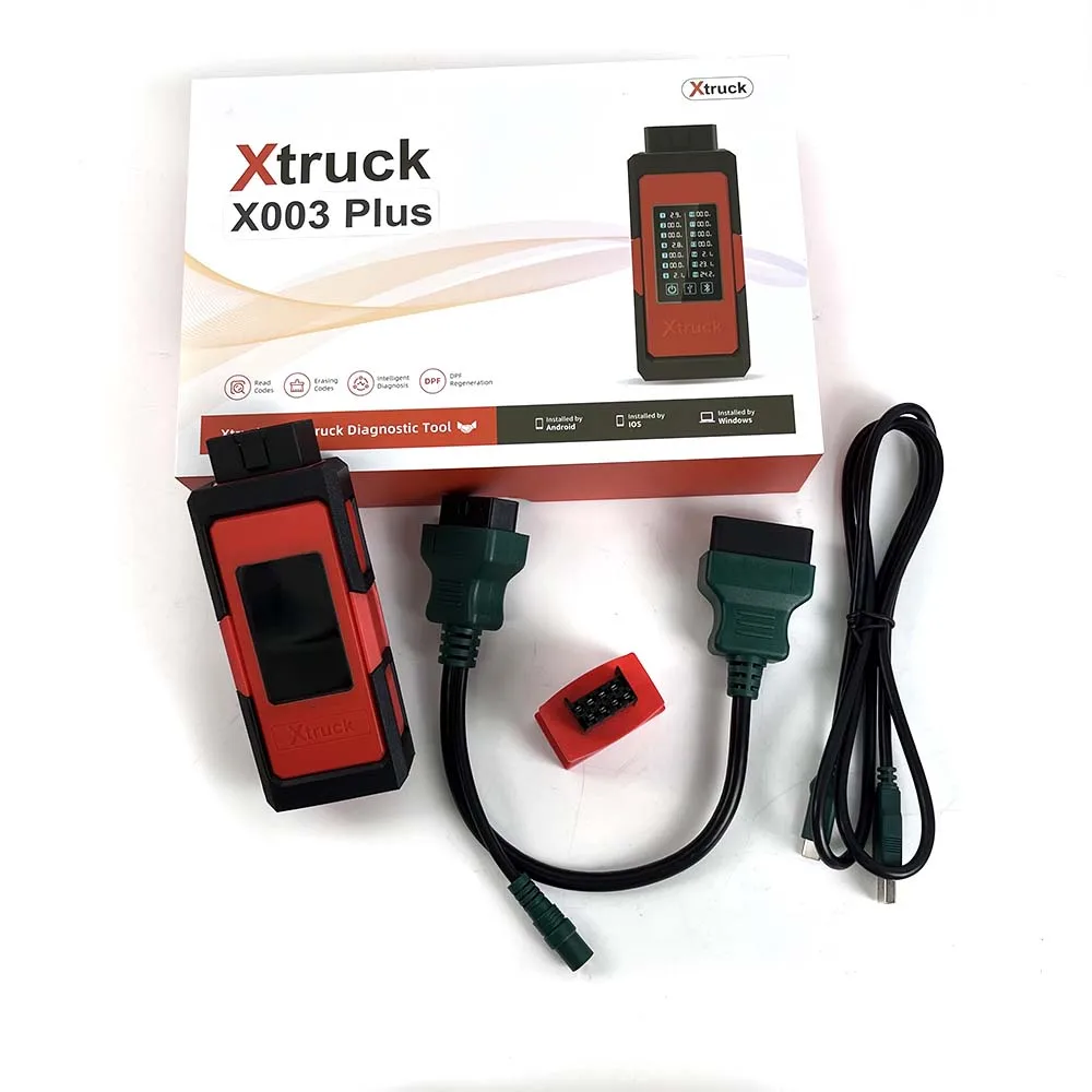 Truck support forCum-mins vocom Xtruck X003 plus Read Codes rasing Codes (DPF) Heavy Duty Diagnostic Tool+CF53 laptop