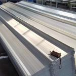 Curved Steel Roofing Sheets White Color Coated Metal Galvanized Corrugated Steel