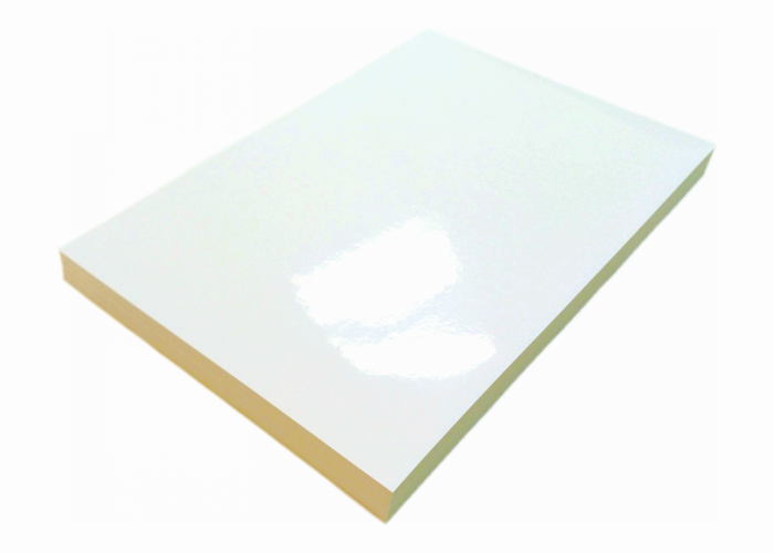 Gloss Paper For Adhesive Sticker Converting Clay Coated Paper Strong Strength