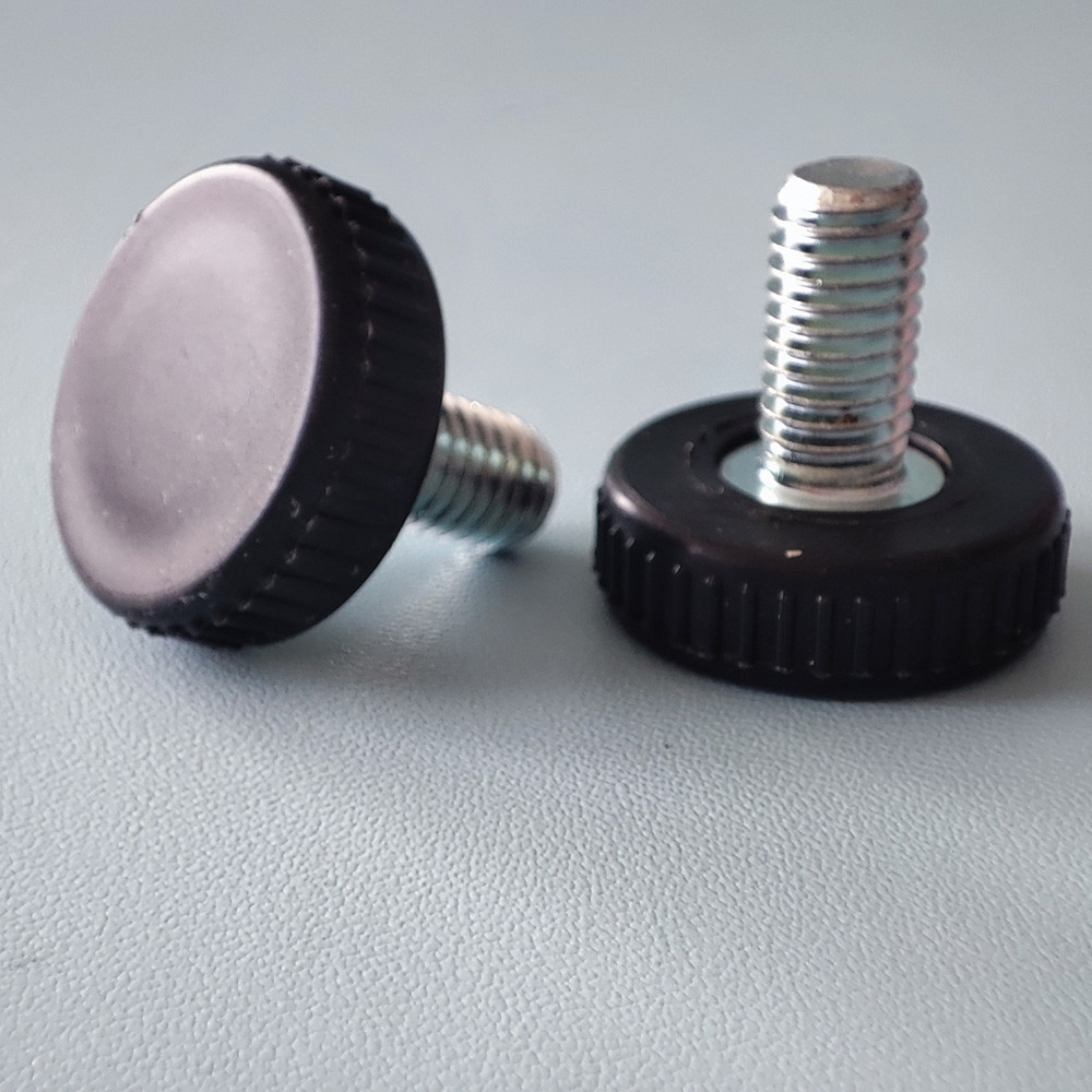 M8X16mm Flat Head Metal Screws Hand Tighten Hand Spin Knurled Thumb Screw