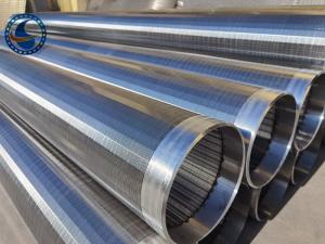 China 1.0mm Slot Wire Wrapped Pipe Full Welded Stainless Steel wholesale