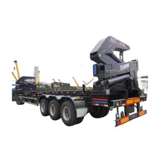 China 40 Ton Side Lift Container Transport Sideloader Trailer Self Loading Truck Trailer wholesale